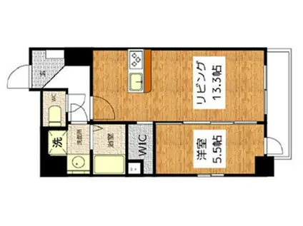 CERES中村公園前(1LDK/1階)の間取り写真
