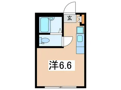 アクシスコート大和(ワンルーム/3階)の間取り写真