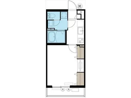 グレイス大船II(1K/1階)の間取り写真