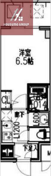 S-RESIDENCE布施AVENTRA(1K/6階)の間取り写真
