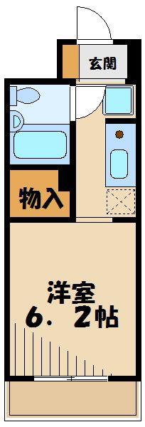 リヴェールMK(1K/2階)の間取り写真