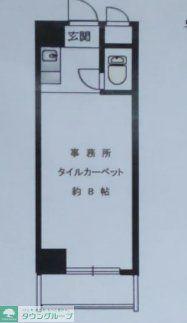 外神田永谷タウンプラザ(ワンルーム/6階)の間取り写真