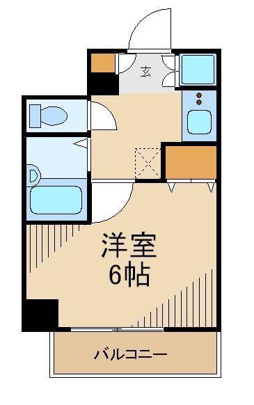 サンテミリオン飯田橋(1K/3階)の間取り写真