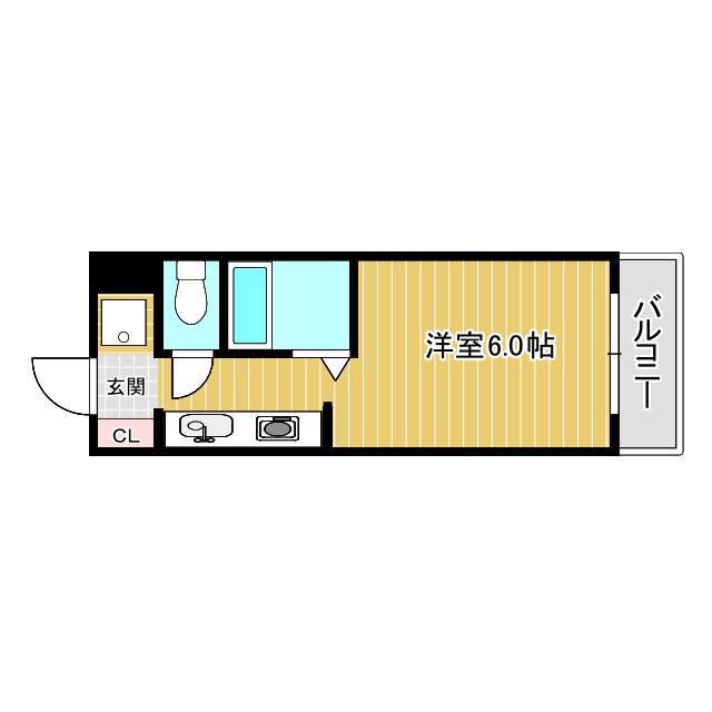 アート永和青木(ワンルーム/3階)の間取り写真
