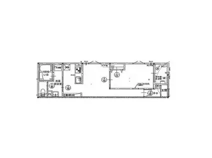 リベール元中野II(1LDK/2階)の間取り写真