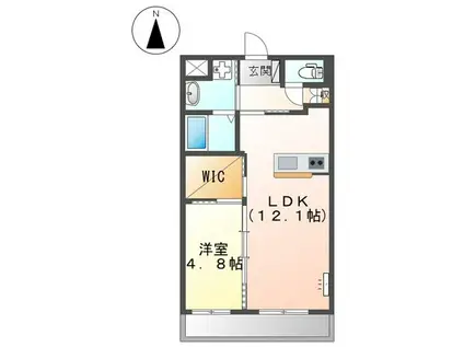 イーハ・トーヴ小路(1LDK/2階)の間取り写真
