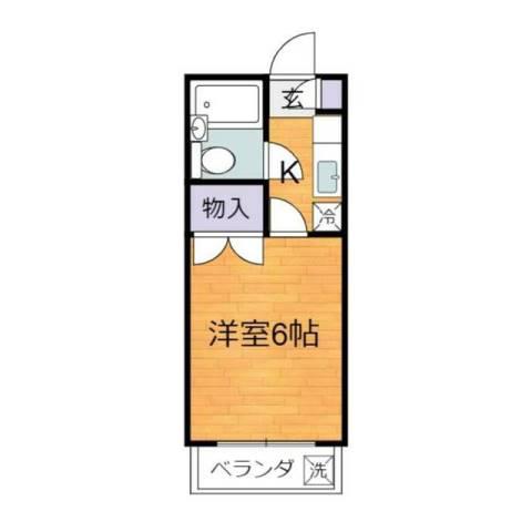 アメニティヒロ(1K/2階)の間取り写真