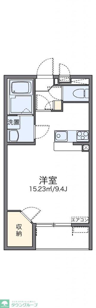 レオネクストモビリティ(1K/3階)の間取り写真