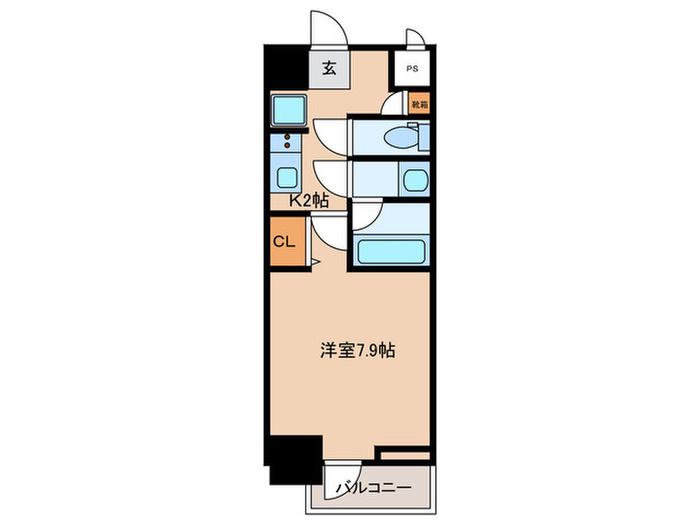 ROOTS BUNKYO OTOWA(1K/12階)の間取り写真
