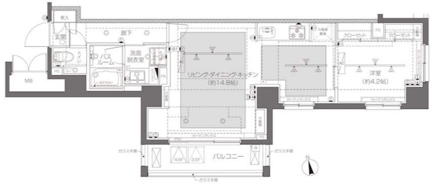 ZOOM大塚 ZOOM大塚(1LDK/5階)の間取り写真