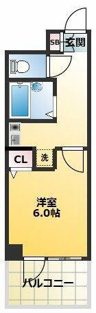アスパ小石川(1K/3階)の間取り写真