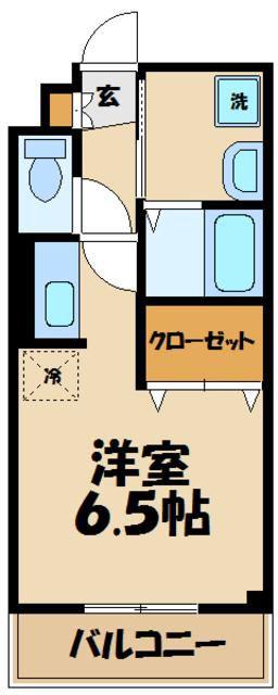 プリマベーラ(1K/2階)の間取り写真