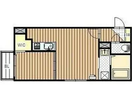 スパークル豊平(1LDK/1階)の間取り写真