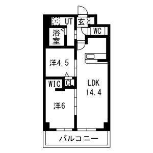 ARCTURUS(2LDK/5階)の間取り写真