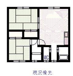 コーポ金谷A.B(2LDK/2階)の間取り写真