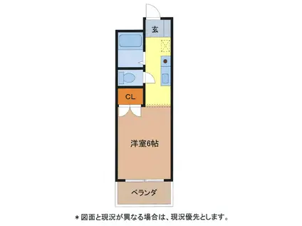 メゾンド・ルポ(ワンルーム/2階)の間取り写真