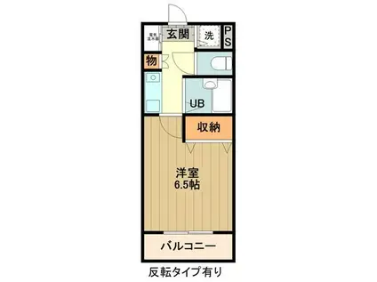 セントラルパークハイツ(1K/3階)の間取り写真