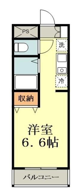 アメニティ小金井(ワンルーム/1階)の間取り写真