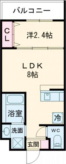 リアコート千里丘2ノース(1LDK/3階)の間取り写真
