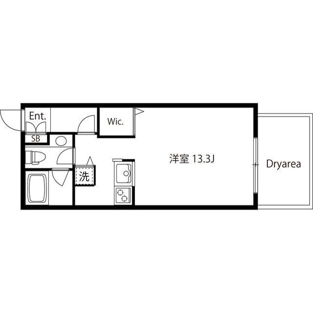 アーバンコート淵野辺壱番館(ワンルーム/B1階)の間取り写真