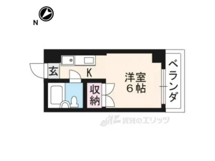 MINATO HOUSE2022(ワンルーム/1階)の間取り写真