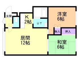 カステッロ41 (2LDK/2階)の間取り写真