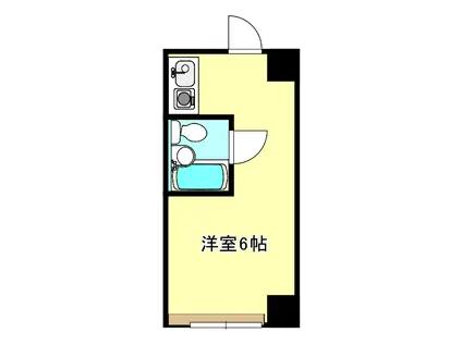 ステュディオ堺フェニックス(ワンルーム/5階)の間取り写真