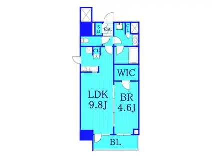 EEL馬車道(1LDK/5階)の間取り写真