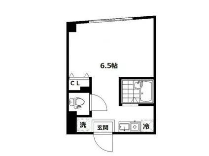 アイディ品川III(ワンルーム/4階)の間取り写真