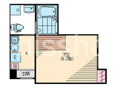 大泉学園イースト-Y(1K/3階)の間取り写真