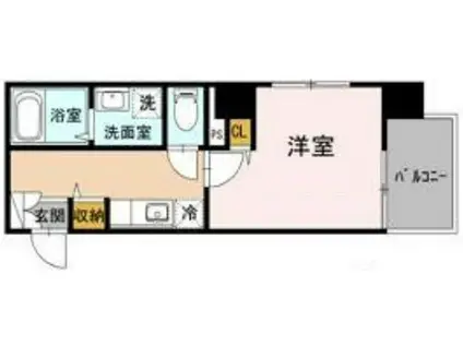 彰文居 FRECOA向丘(1K/9階)の間取り写真