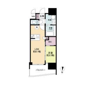 セレニテ新大阪ミラク弐番館(1LDK/2階)の間取り写真