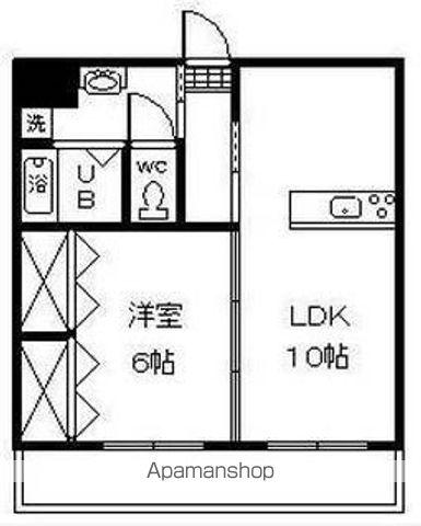 ルーツヒルズ(1LDK/1階)の間取り写真