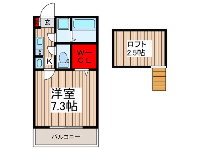 グランメゾン戸田(1K/3階)の間取り写真