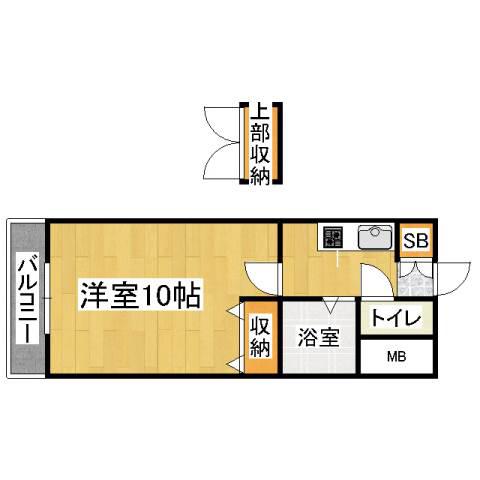 G-PROJECT天神 NO31(1K/5階)の間取り写真