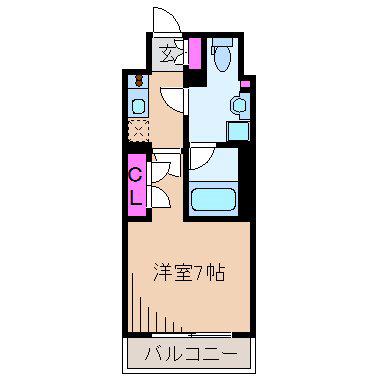 NL武蔵小杉レジデンス(1K/3階)の間取り写真