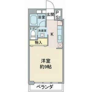 CUBE・19(1K/2階)の間取り写真