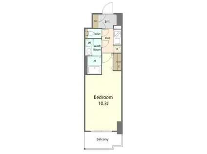 S-RESIDENCE岐阜駅(1K/4階)の間取り写真