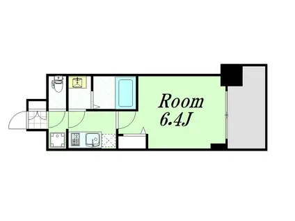 プレサンス新大阪ジェイズ(1K/10階)の間取り写真