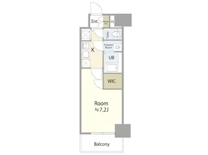 エスリード新栄グラティア(1K/13階)の間取り写真