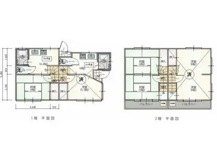 坂下コーポ(3K/2階)の間取り写真
