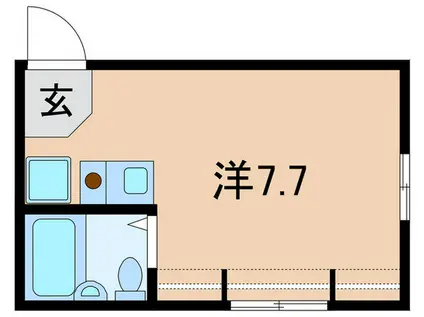 アペックス日吉(ワンルーム/1階)の間取り写真