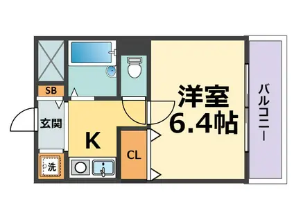 アルトピアーノ(1K/3階)の間取り写真