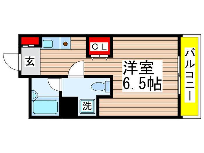 プリマヴェーラ問屋町(ワンルーム/7階)の間取り写真