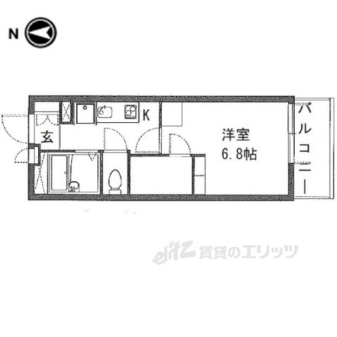 レオパレスオリーブ(1K/3階)の間取り写真