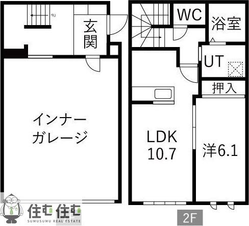 LA FORMOSA(1LDK/1階)の間取り写真