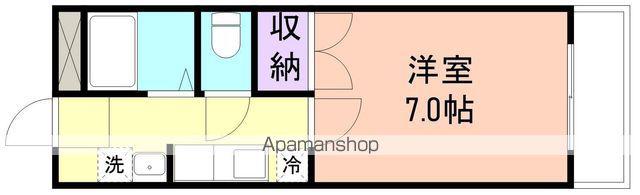 JR和歌山線 岩出駅 徒歩22分 3階建 築27年(1K/2階)の間取り写真