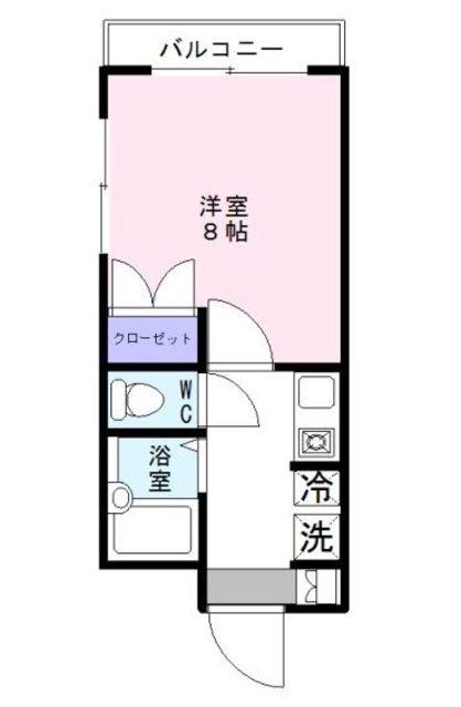 リバティライフ(1K/3階)の間取り写真