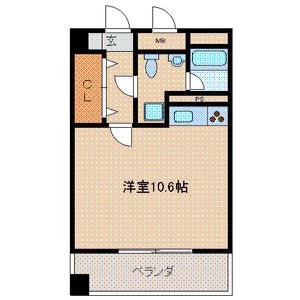 E.POPULAR(ワンルーム/2階)の間取り写真