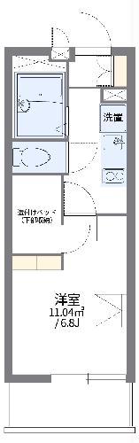レオパレス庵(1K/2階)の間取り写真